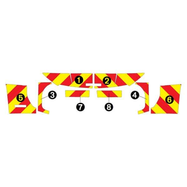 Kit Jaune-Rouge Partiel – PEUGEOT e-2008 (2020) – Image 2